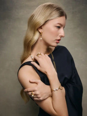 Серьги Fiore di Firenze, ORO FIORE dF CLASSICO